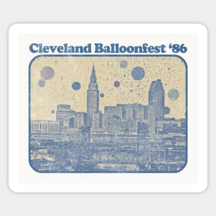 Cleveland Balloonfest '86 / Vintage Style Design Sticker